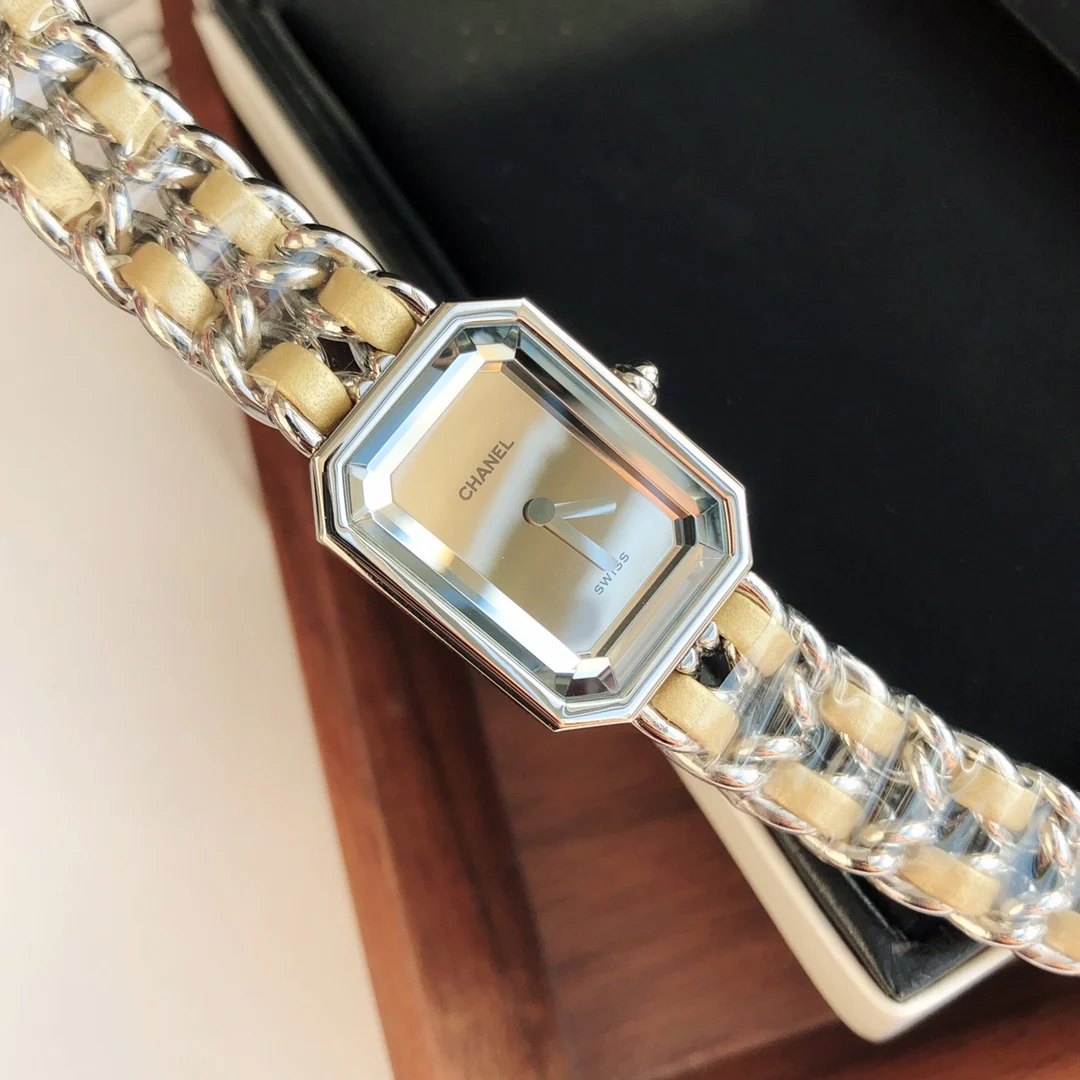 Chanel Steel 26 × 20mm — photographed off the sweep