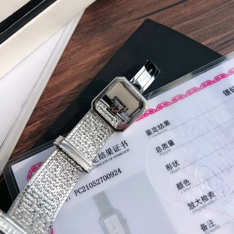 Chanel Steel 26.7 × 34.6mm