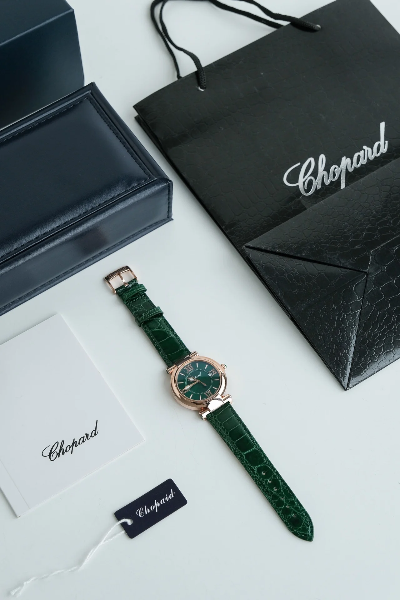 Chopard Green Dial — photographed off the sweep