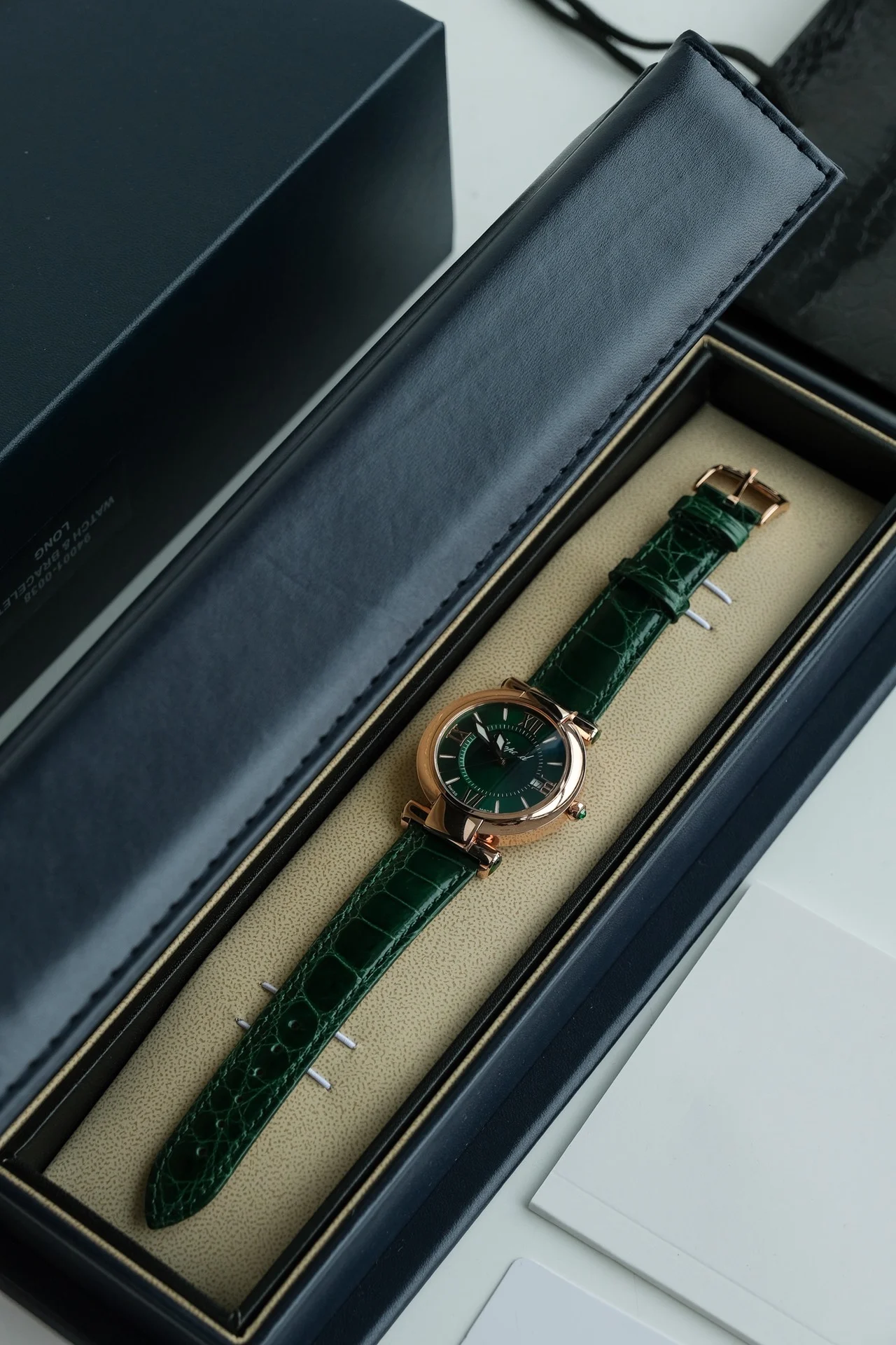 Chopard Green Dial — photographed off the sweep