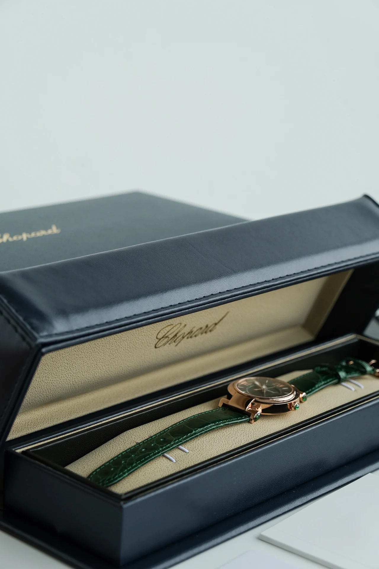 Chopard Green Dial — photographed off the sweep