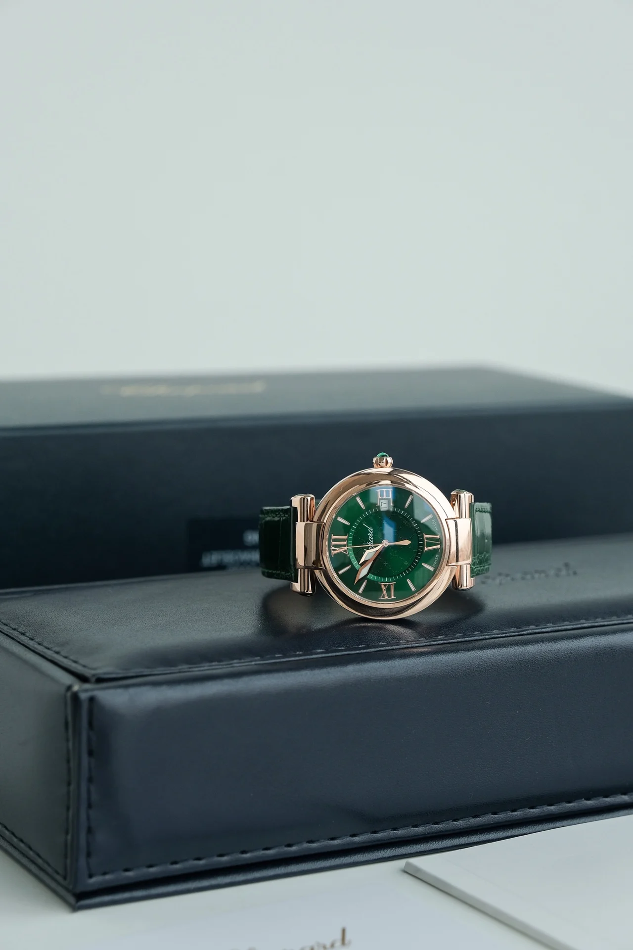 Chopard Green Dial — photographed off the sweep