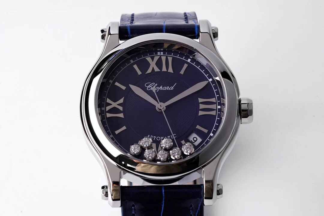 Chopard Happy Diamonds Diamond-Set 36mm — photographed off the sweep