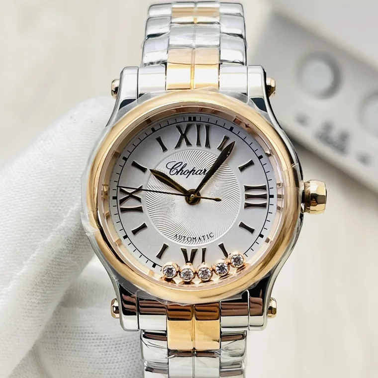 Chopard Happy Diamonds Steel White Dial 30mm