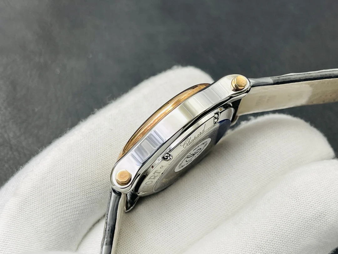 Chopard Happy Sport 30mm — photographed off the sweep