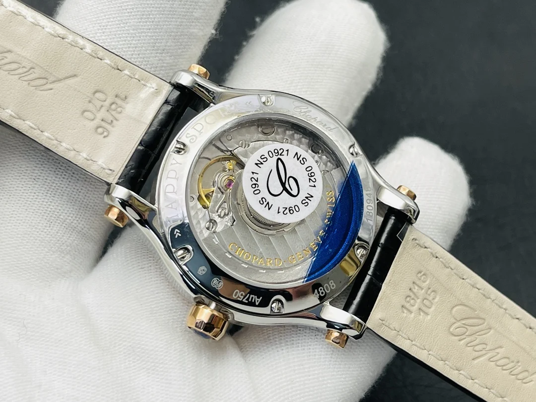Chopard Happy Sport 30mm — photographed off the sweep