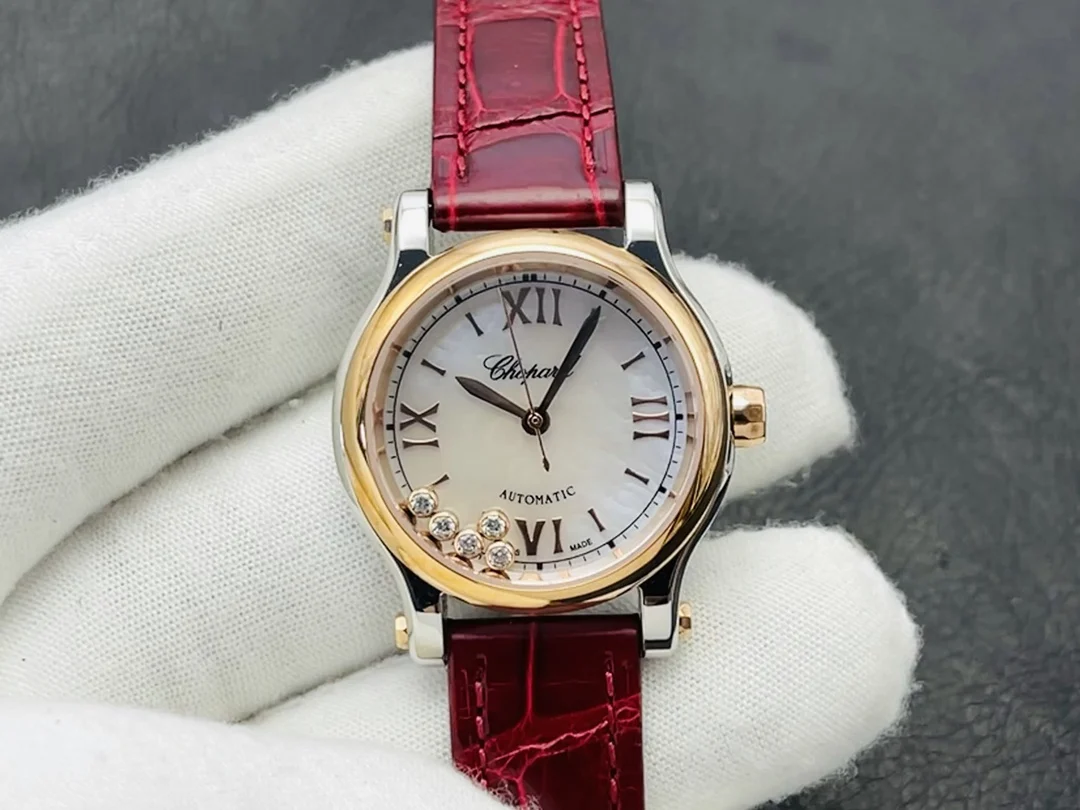 Chopard Happy Sport 30mm — photographed off the sweep