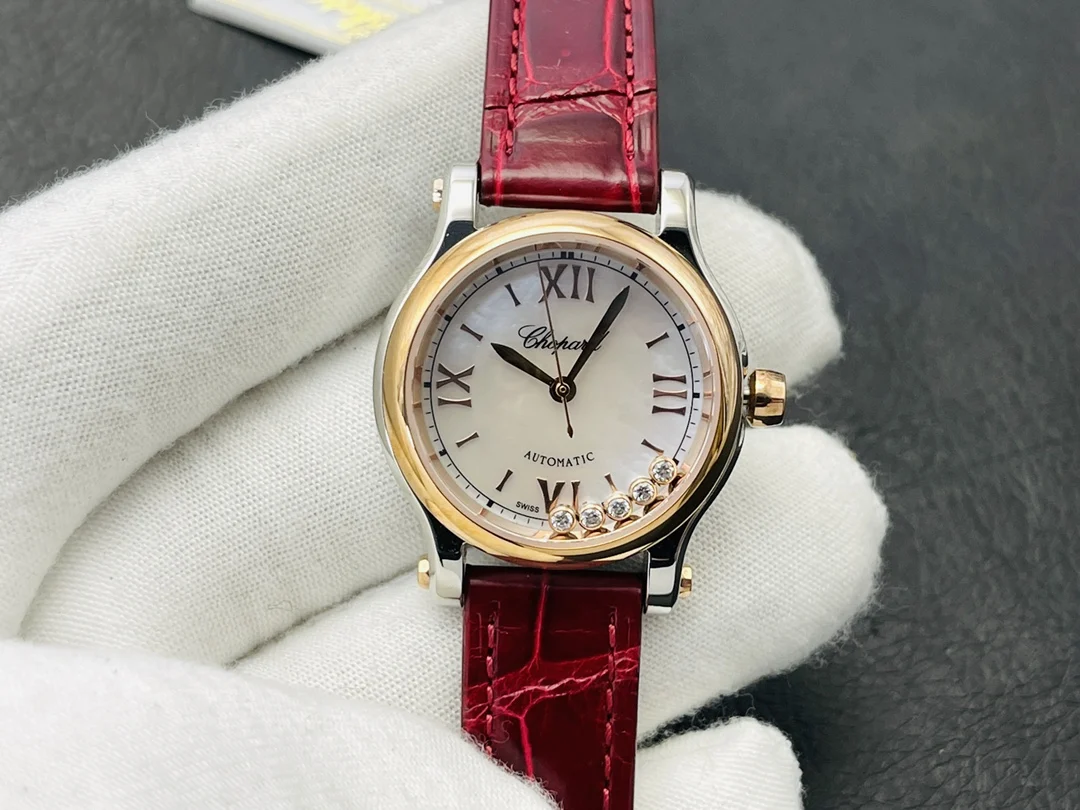 Chopard Happy Sport 30mm — photographed off the sweep