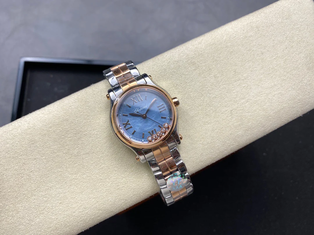 Chopard Happy Sport Green Dial 30mm β photographed off the sweep