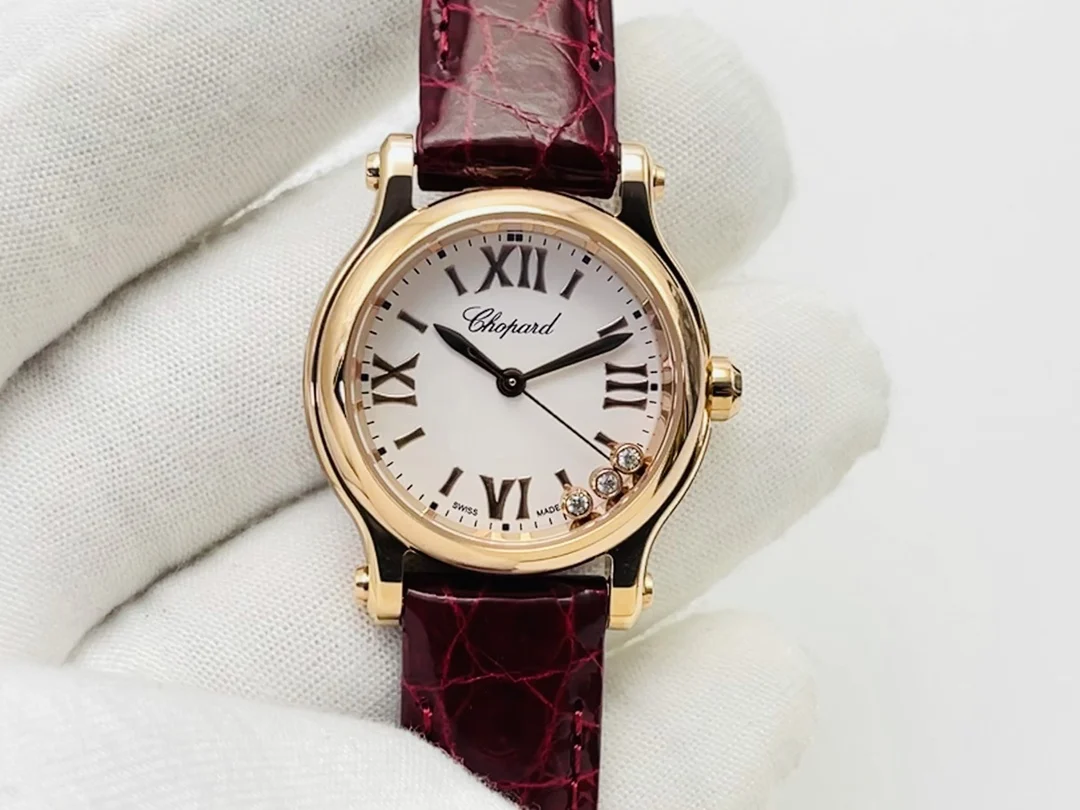 Chopard Happy Sport Rose Gold Blue Dial 30mm