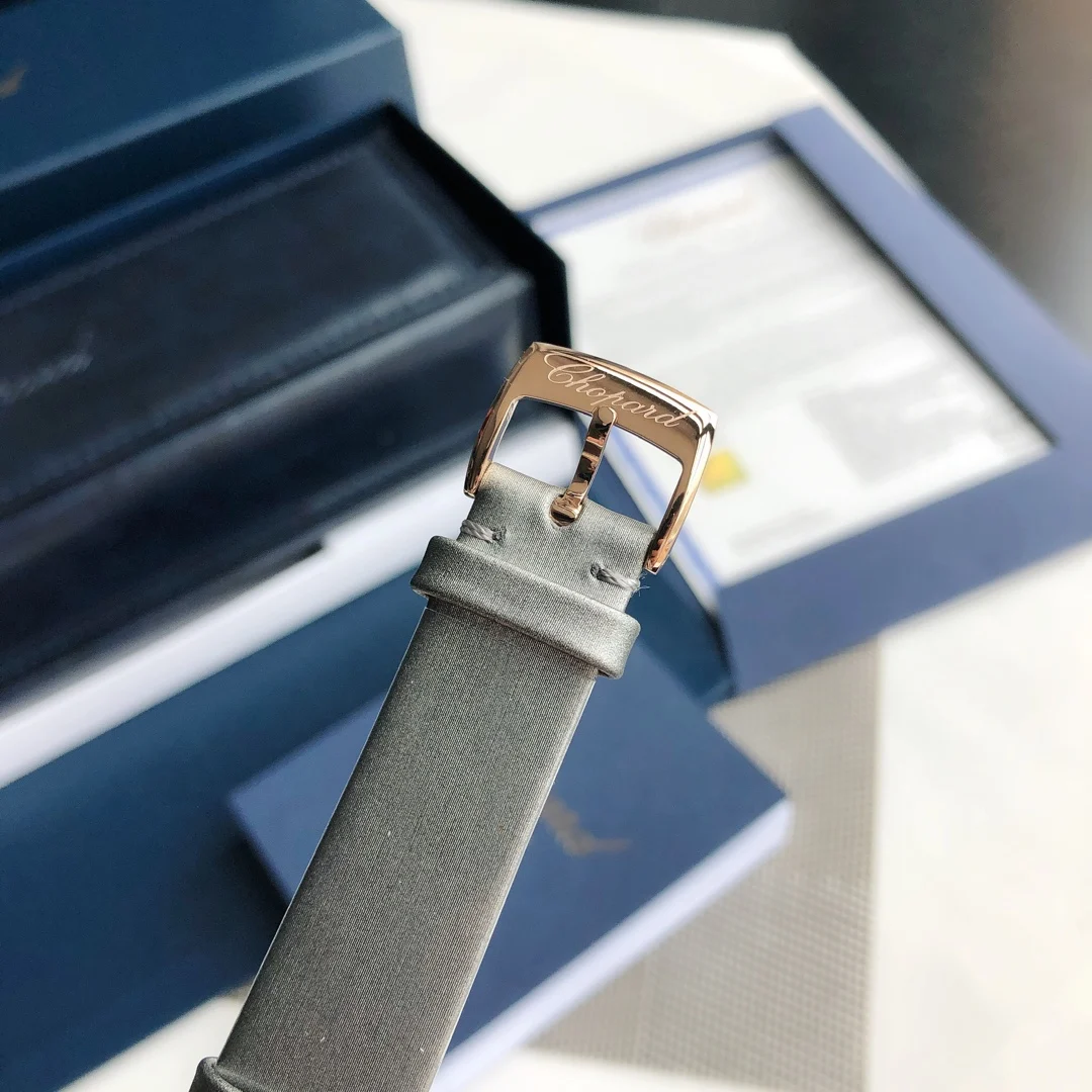 Chopard Happy Sport Steel Silver Dial — photographed off the sweep