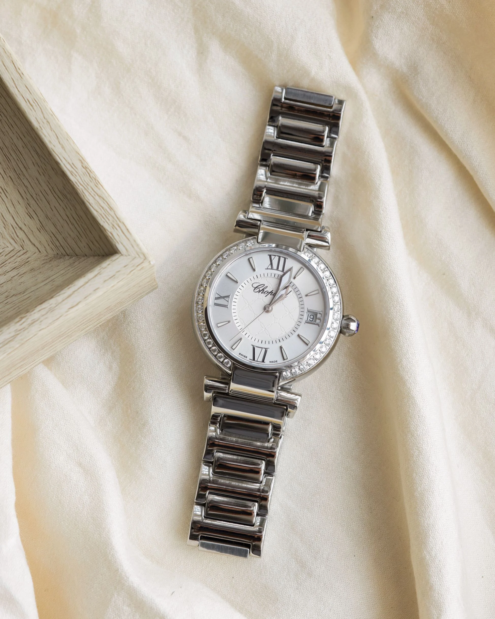 Chopard Purple Dial — photographed off the sweep