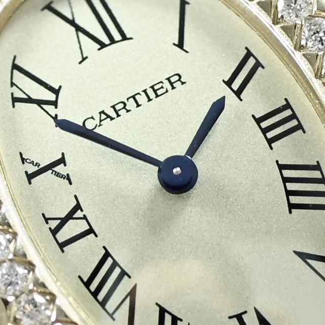 Detailed close-up of the dial reveals its exquisite texture — photographed off the sweep