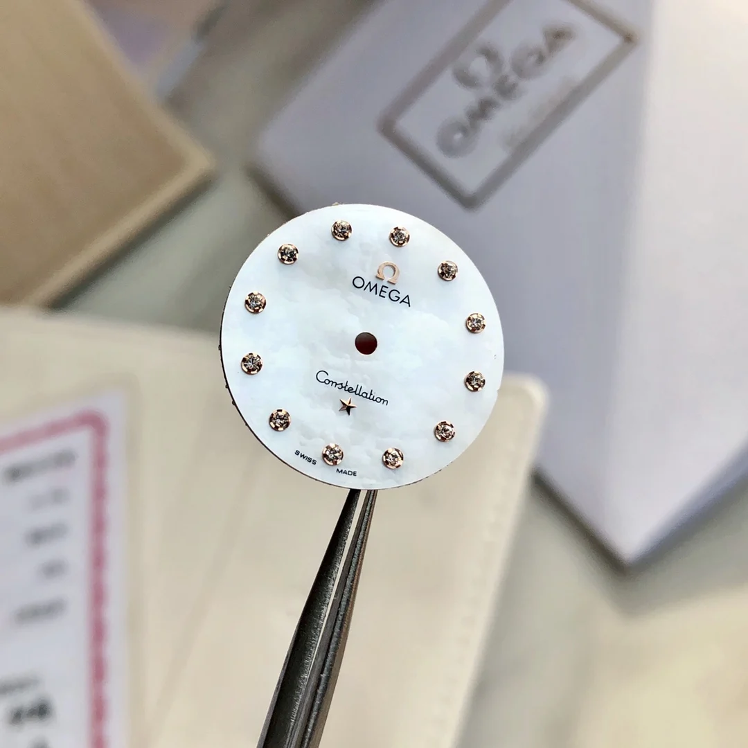 Each dial face uses genuine, high-quality natural deep-sea