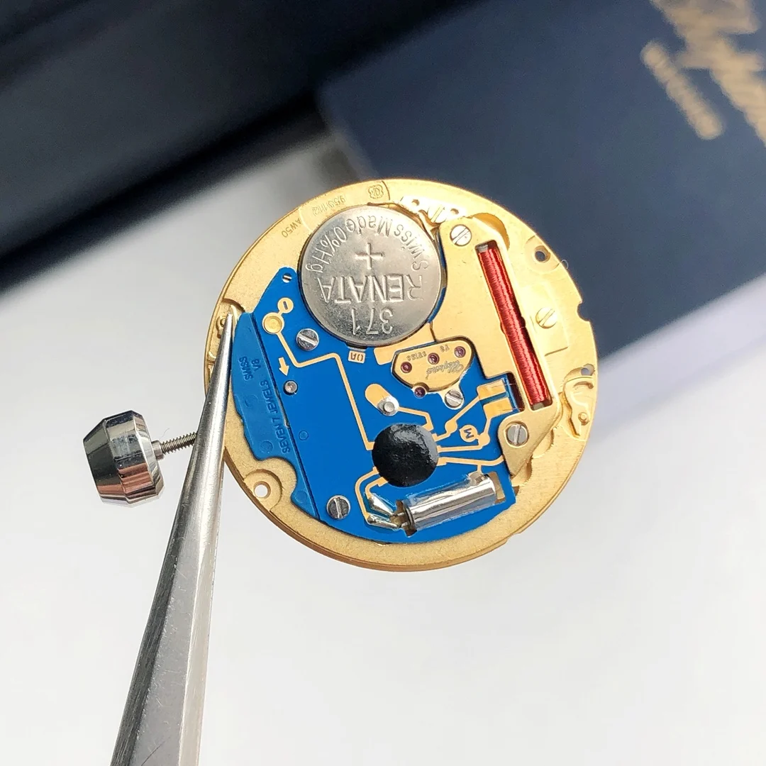 ETA-955.112 is exclusively supplied with original movement parts — photographed off the sweep