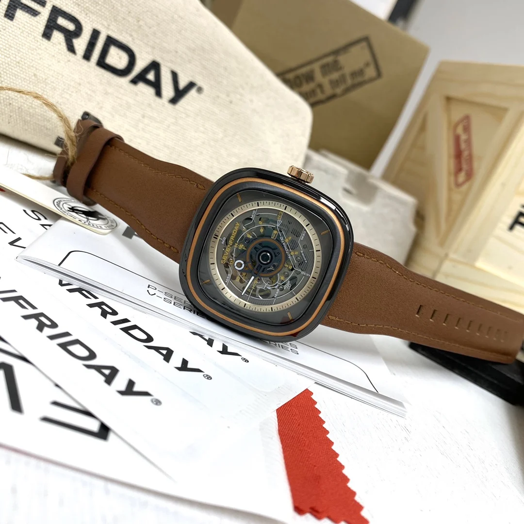 Exclusive New Release: SEVENFRIDAY Men's Mechanical Watch T2/02 — photographed off the sweep