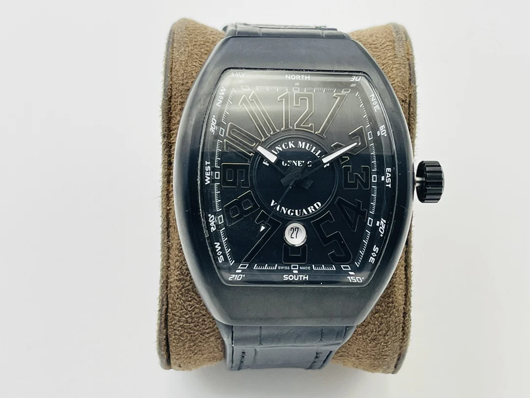 Franck Muller Black Dial 45mm — photographed off the sweep