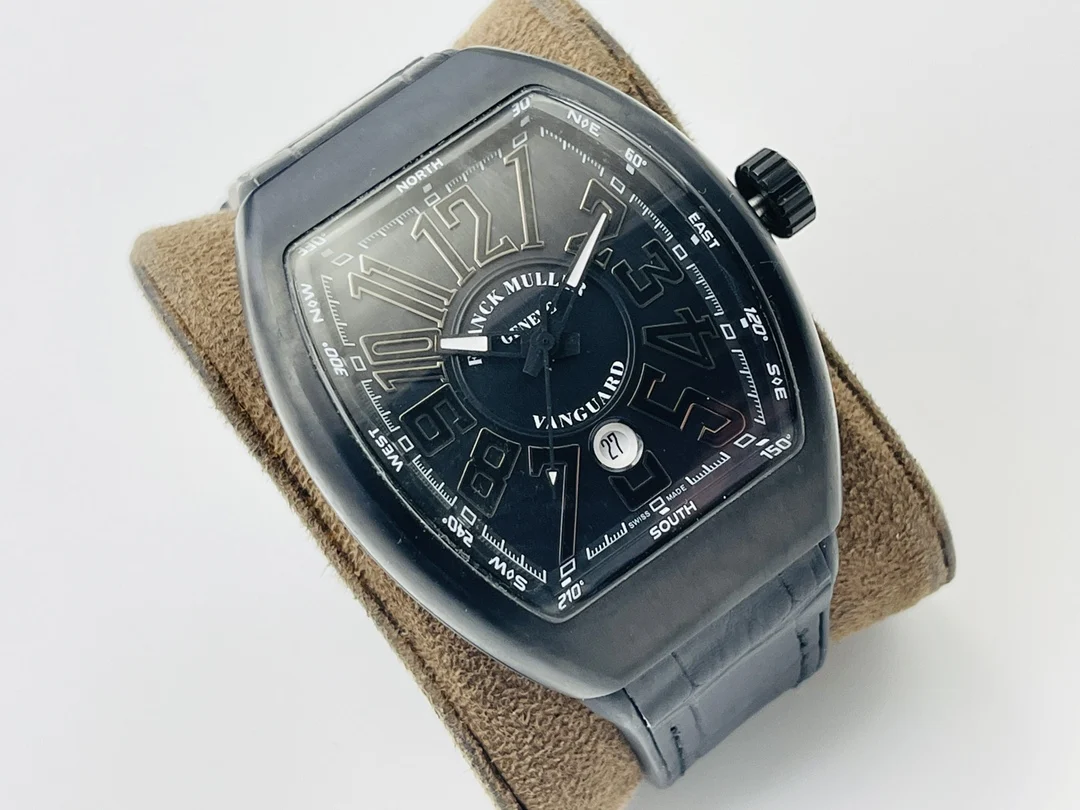 Franck Muller Black Dial 45mm — photographed off the sweep