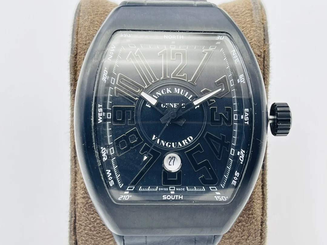 Franck Muller Black Dial 45mm — photographed off the sweep