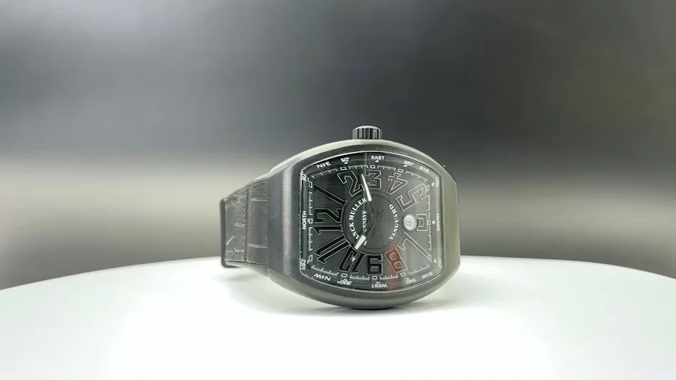 Franck Muller Black Dial 45mm — photographed off the sweep