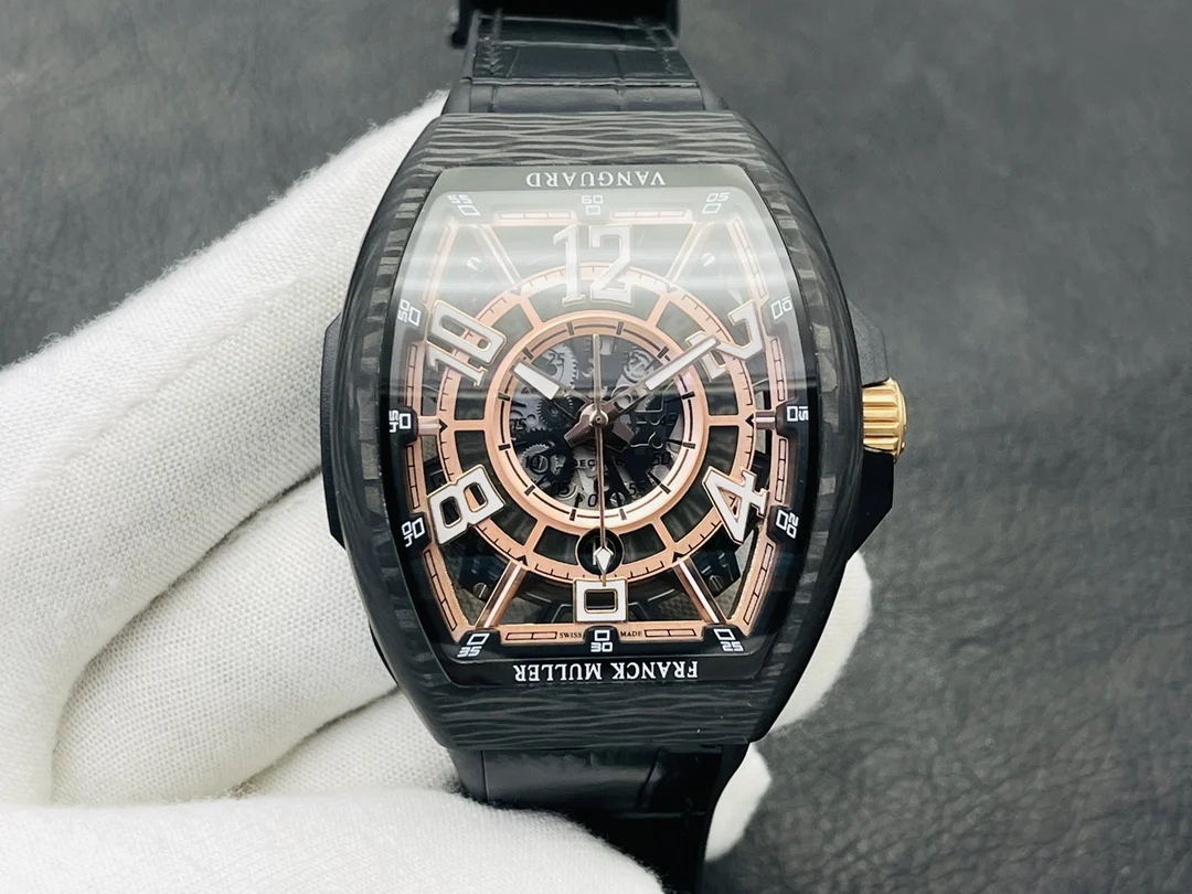 Franck Muller Black Dial 45mm — photographed off the sweep