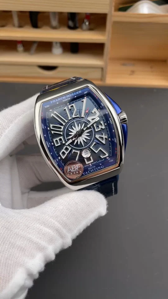 Franck Muller Blue Dial 44 × 54mm