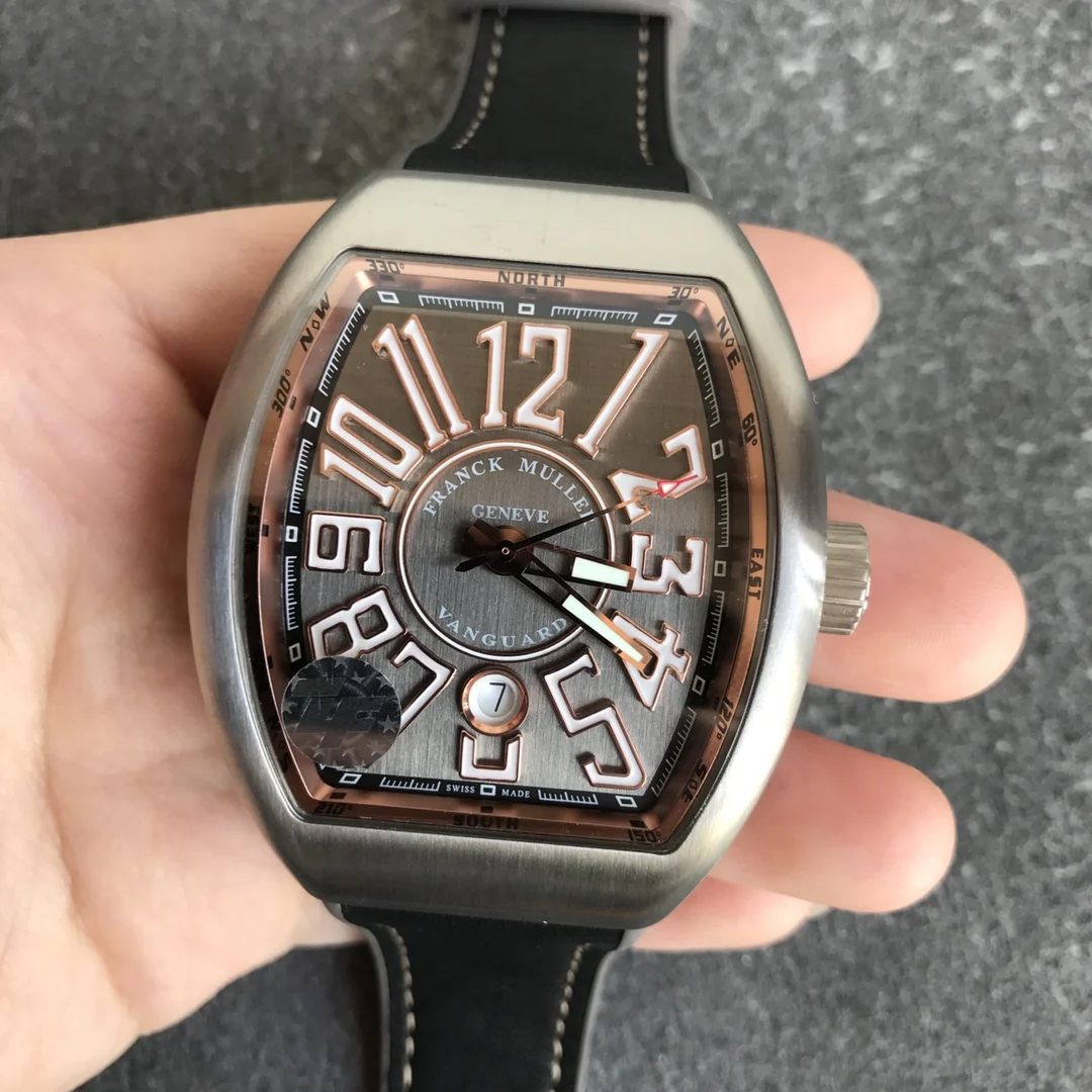 Franck Muller Blue Dial 45mm — photographed off the sweep