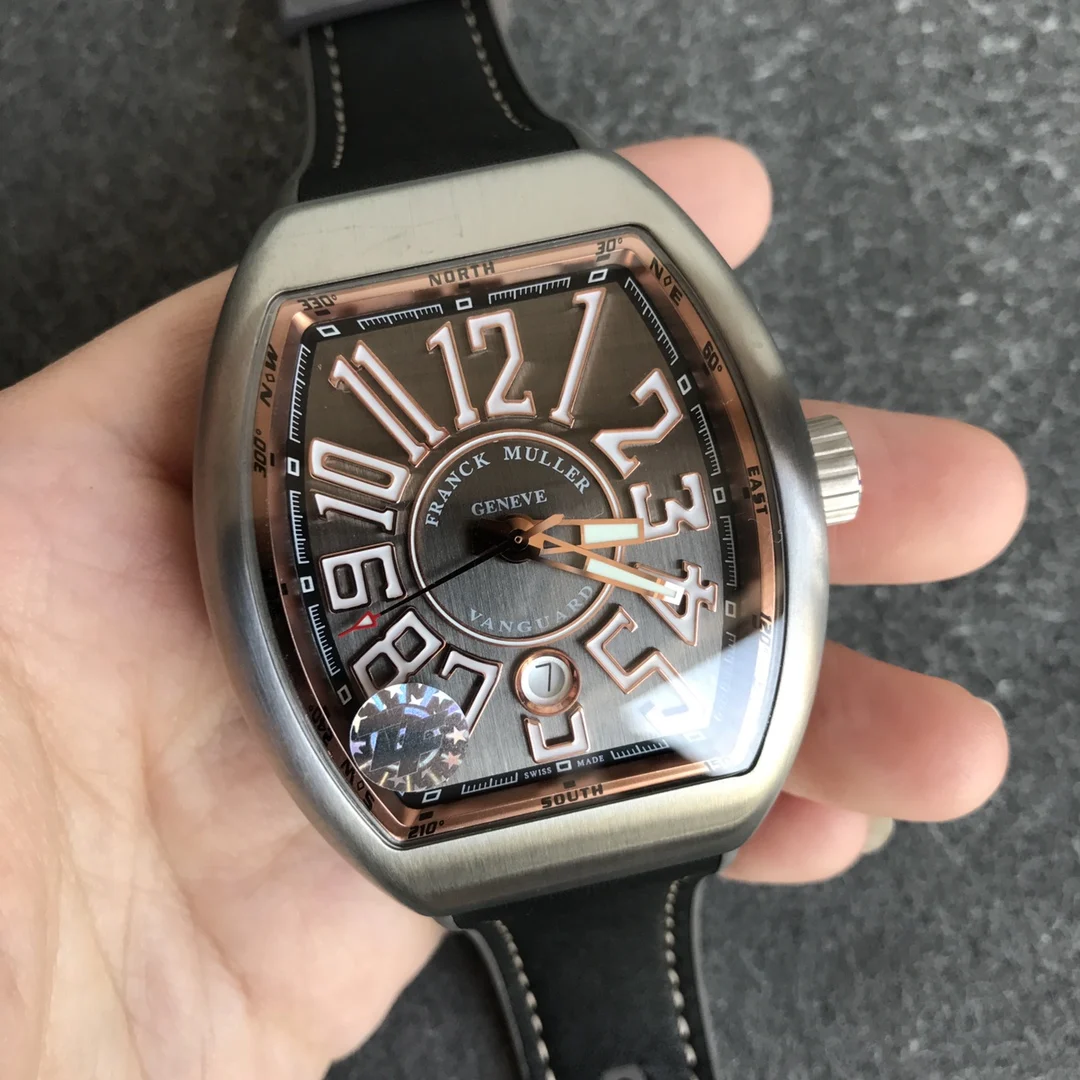 Franck Muller Blue Dial 45mm — photographed off the sweep