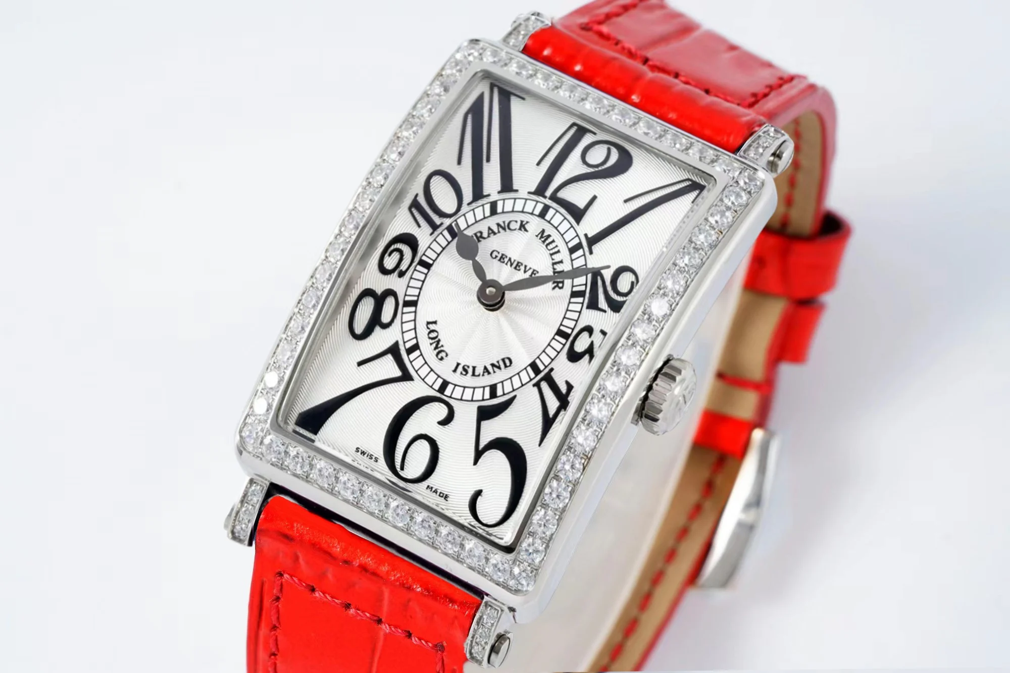 Franck Muller Long Island Steel — photographed off the sweep