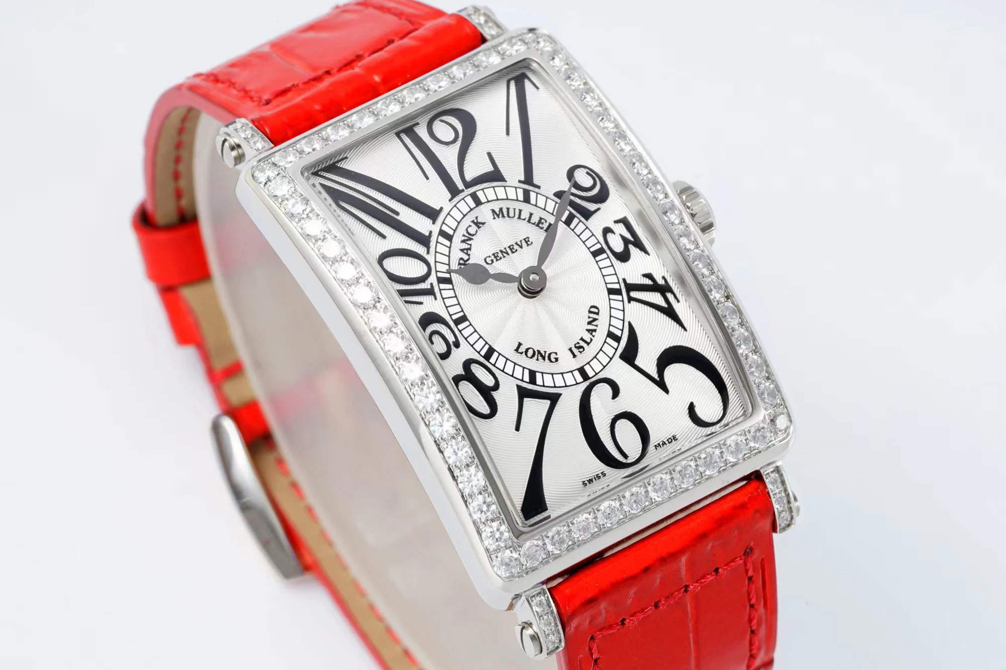 Franck Muller Long Island Steel — photographed off the sweep