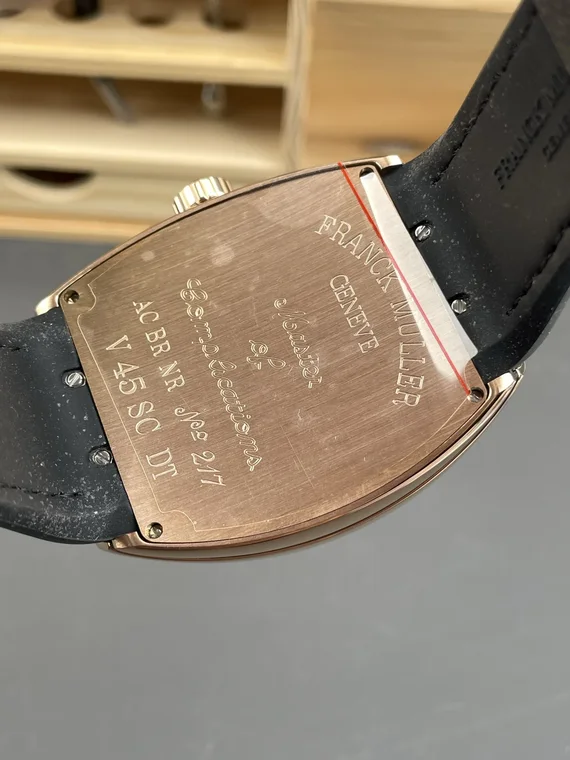 Franck Muller Rose Gold Black Dial