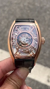 Franck Muller Tourbillon Carbon — photographed off the sweep
