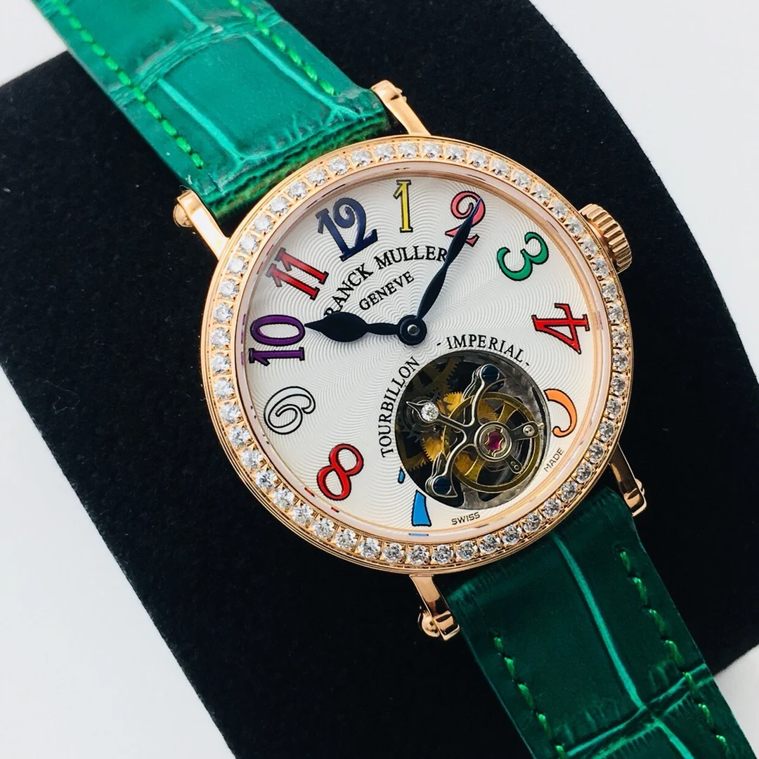 Franck Muller Tourbillon — photographed off the sweep