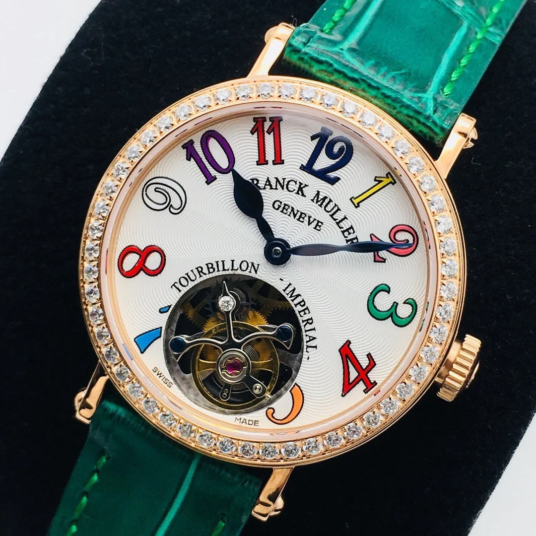 Franck Muller Tourbillon — photographed off the sweep