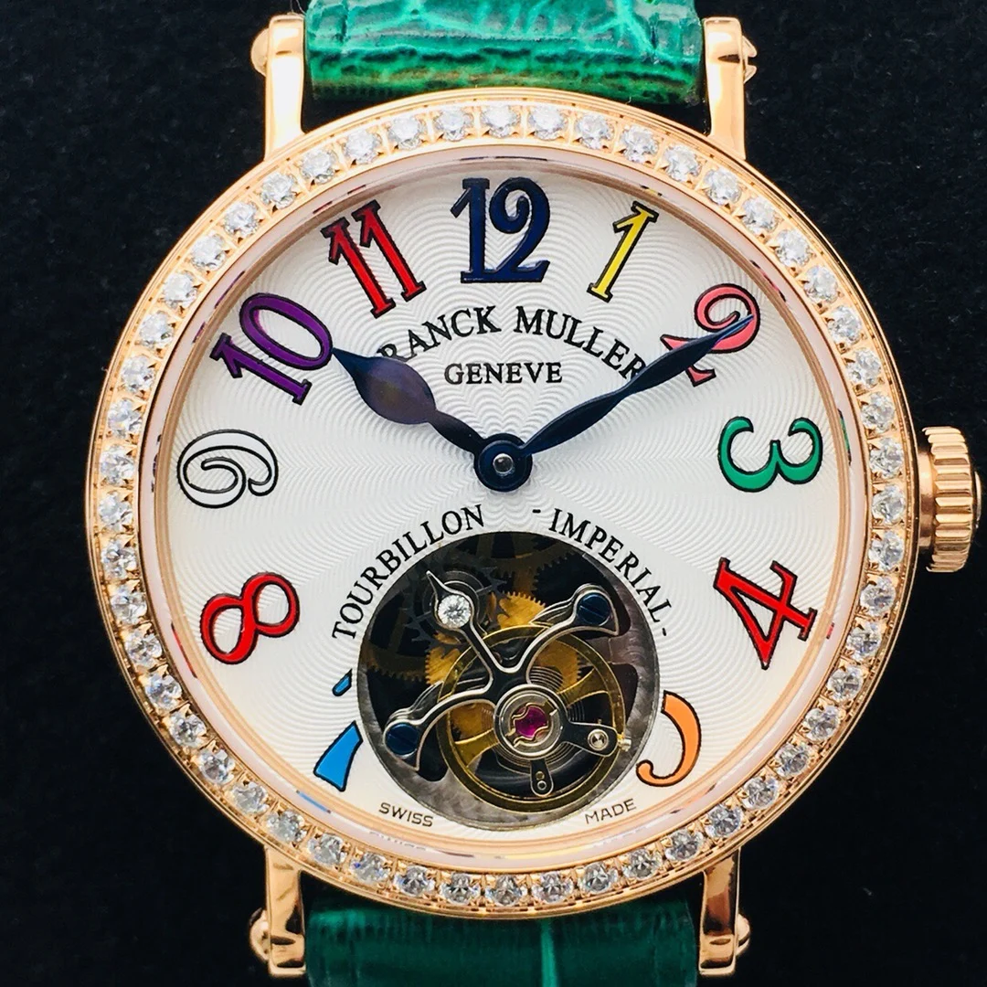 Franck Muller Tourbillon — photographed off the sweep