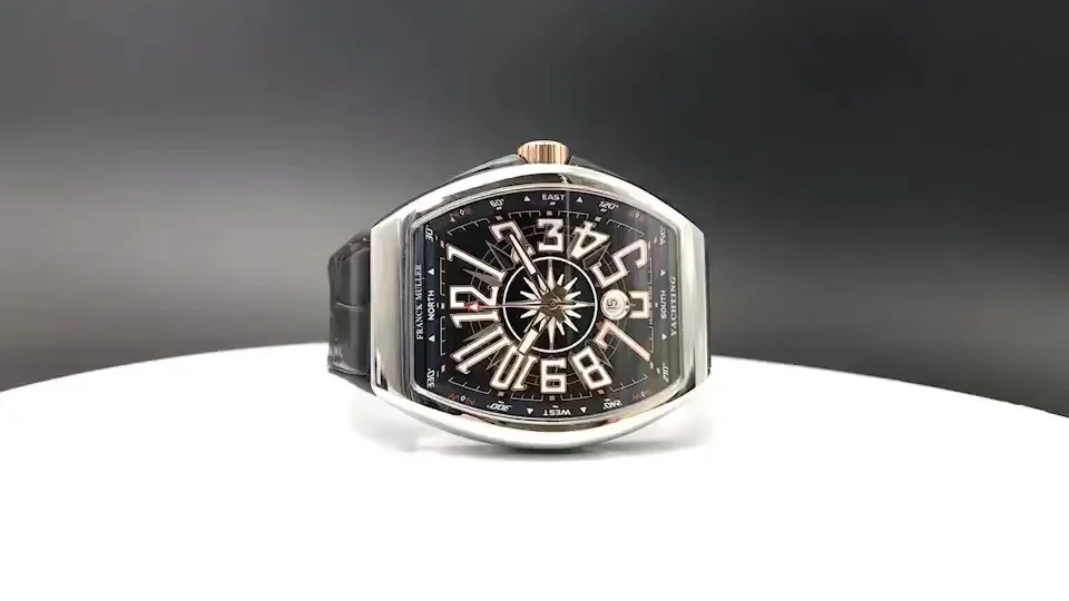Franck Muller Vanguard Steel Black Dial
