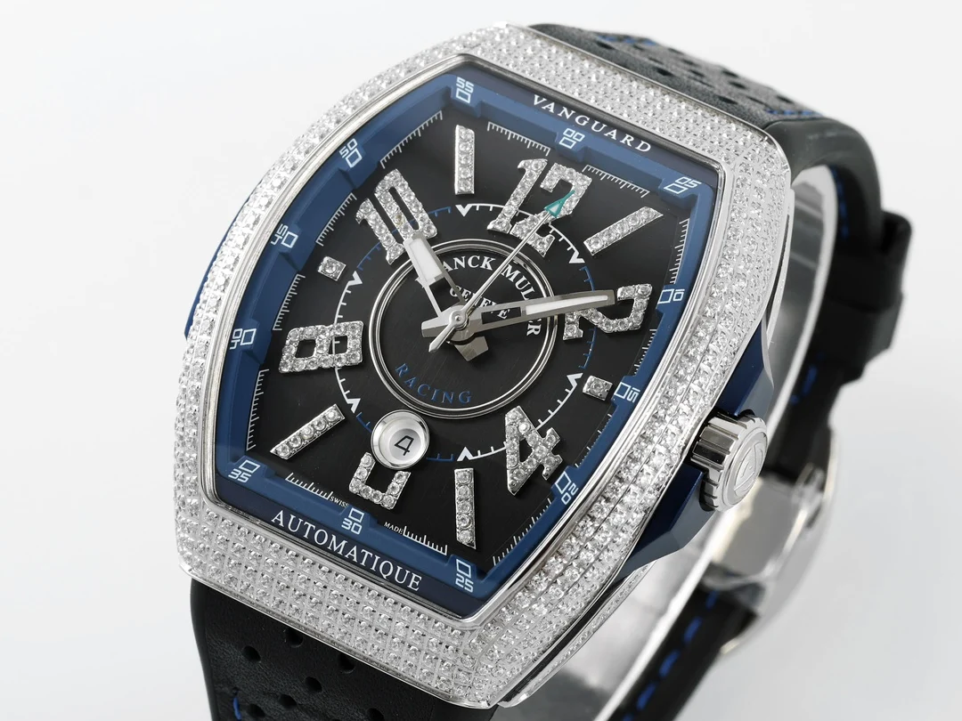 Franck Muller Vanguard Steel — photographed off the sweep