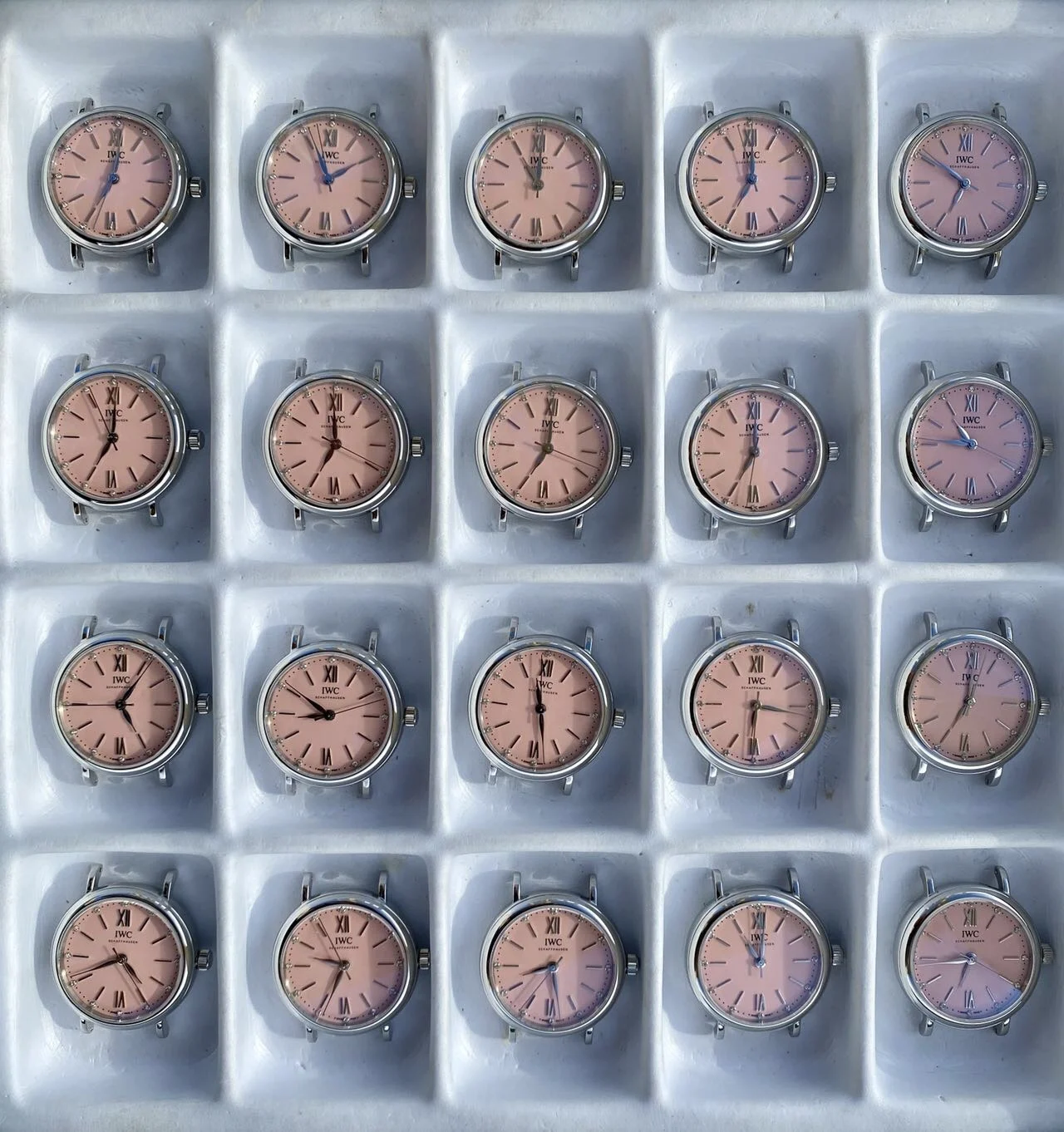 Fully original manufacturer's datasheet set! For watches — photographed off the sweep