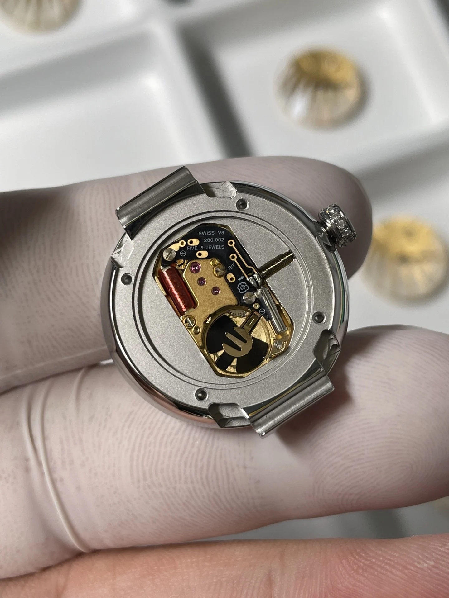 Genuine Dior collection movement, original factory parts