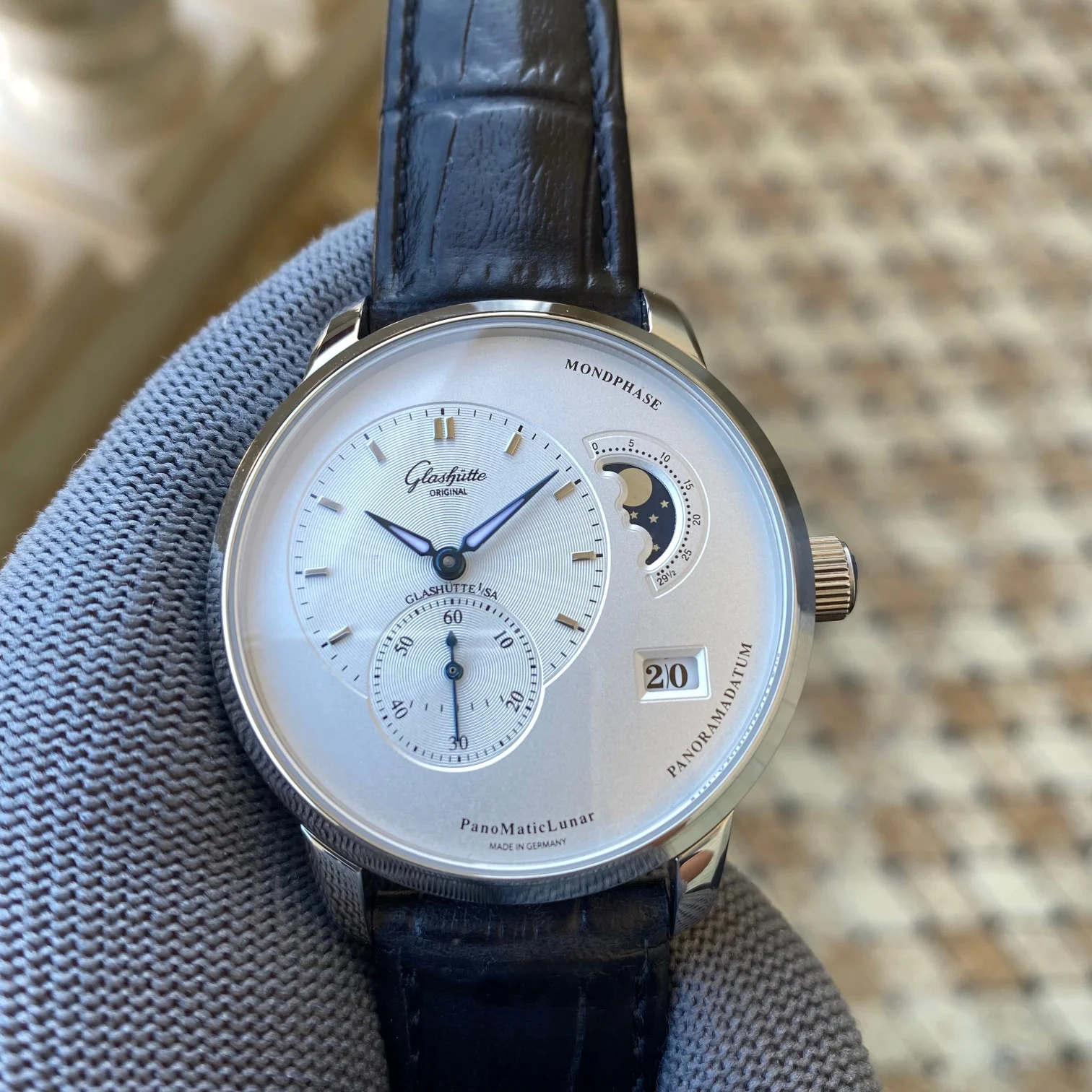 Glashütte Original Moon Phase Black Dial