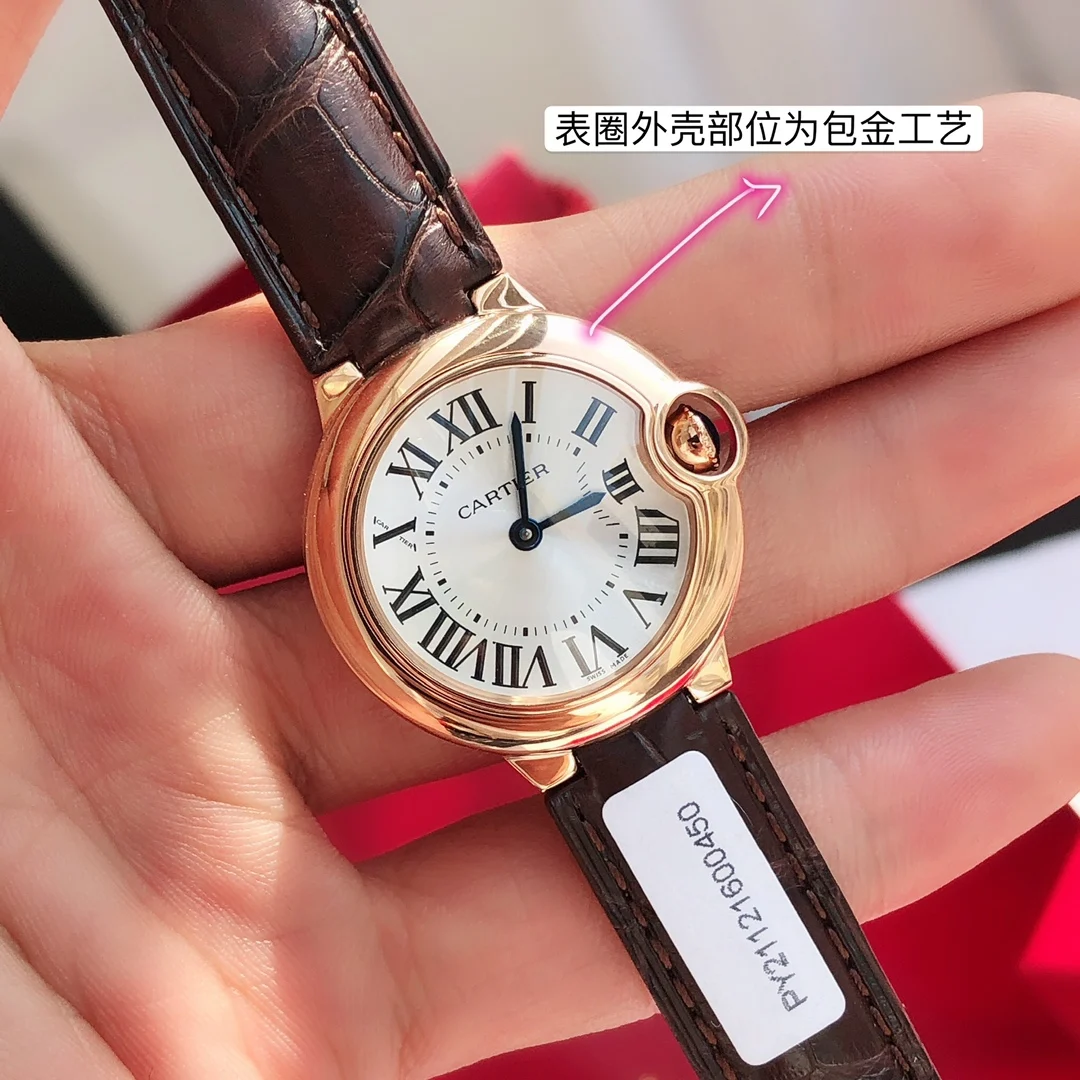 Gold-plated alligator leather, Swiss Ronda Movement — photographed off the sweep