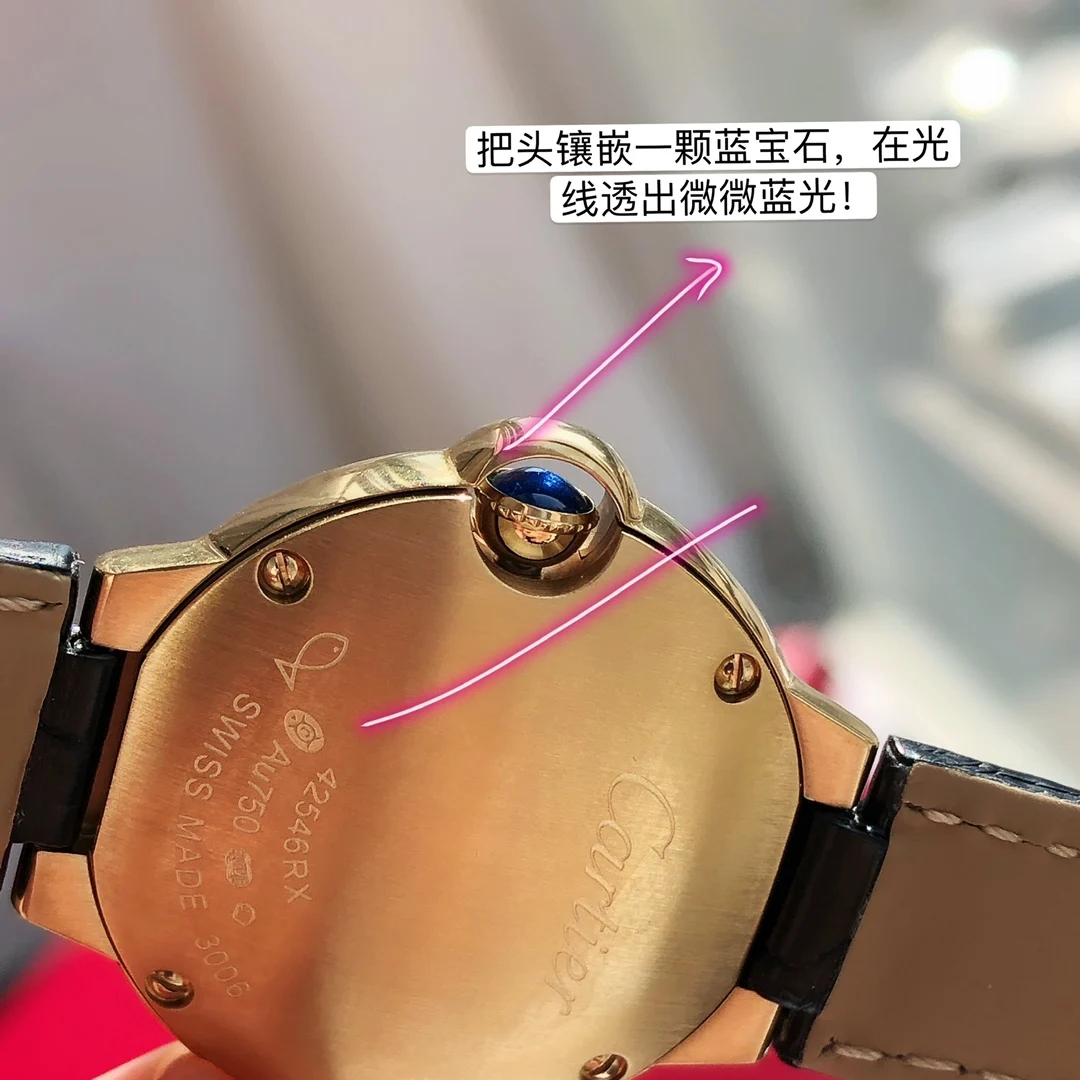 Gold-plated alligator leather, Swiss Ronda Movement — photographed off the sweep