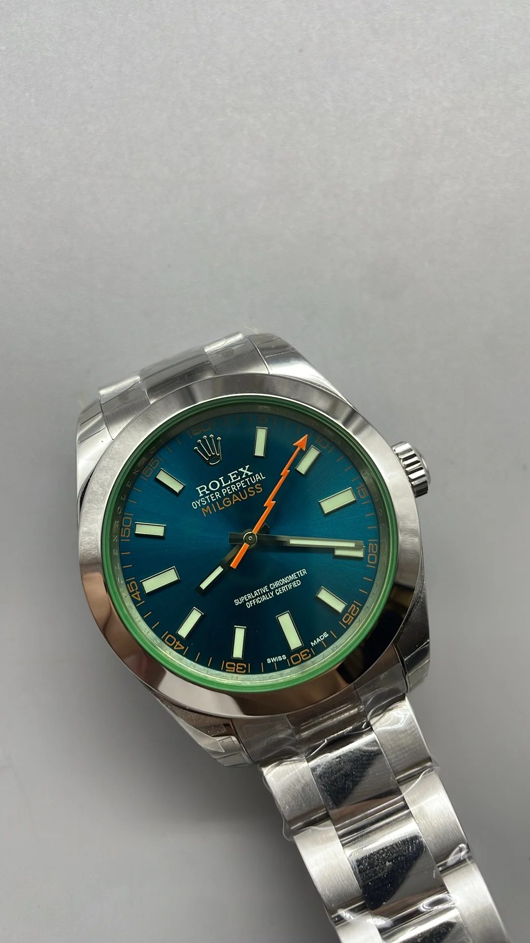 Gsf, Green Glass, Lightning Needle — photographed off the sweep