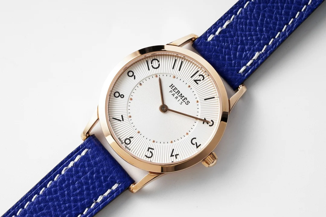 Hermès Steel Black Dial — detail