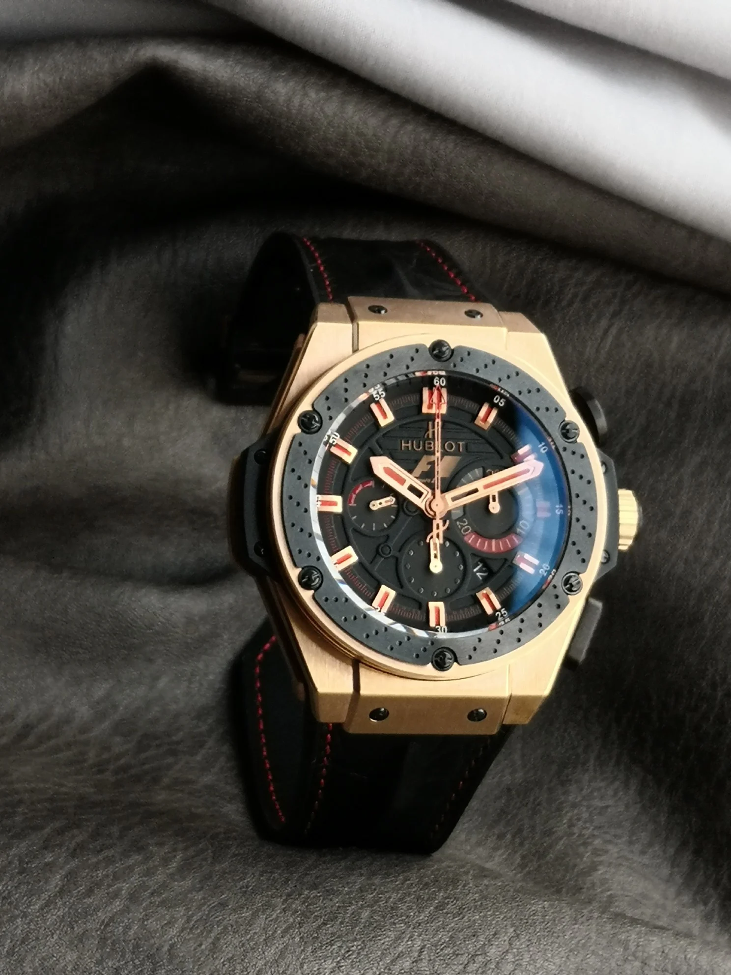 Hublot 703.OM.1138.NR.FMI11 — photographed off the sweep