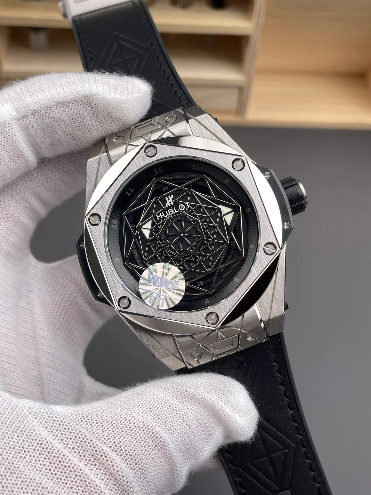 Hublot Big Bang 45mm — photographed off the sweep