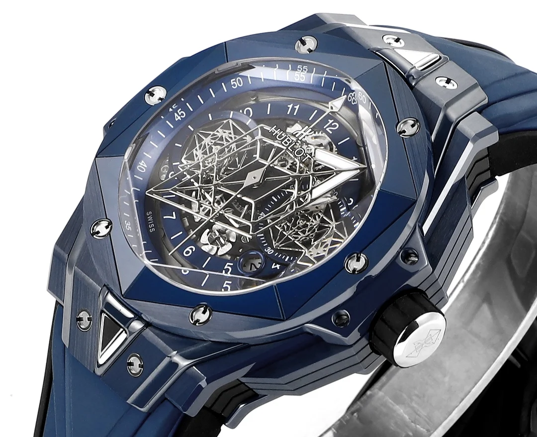 Hublot Big Bang Ceramic Diamond-Set — photographed off the sweep
