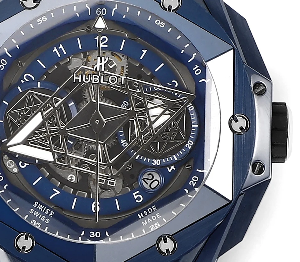 Hublot Big Bang Ceramic Diamond-Set — photographed off the sweep