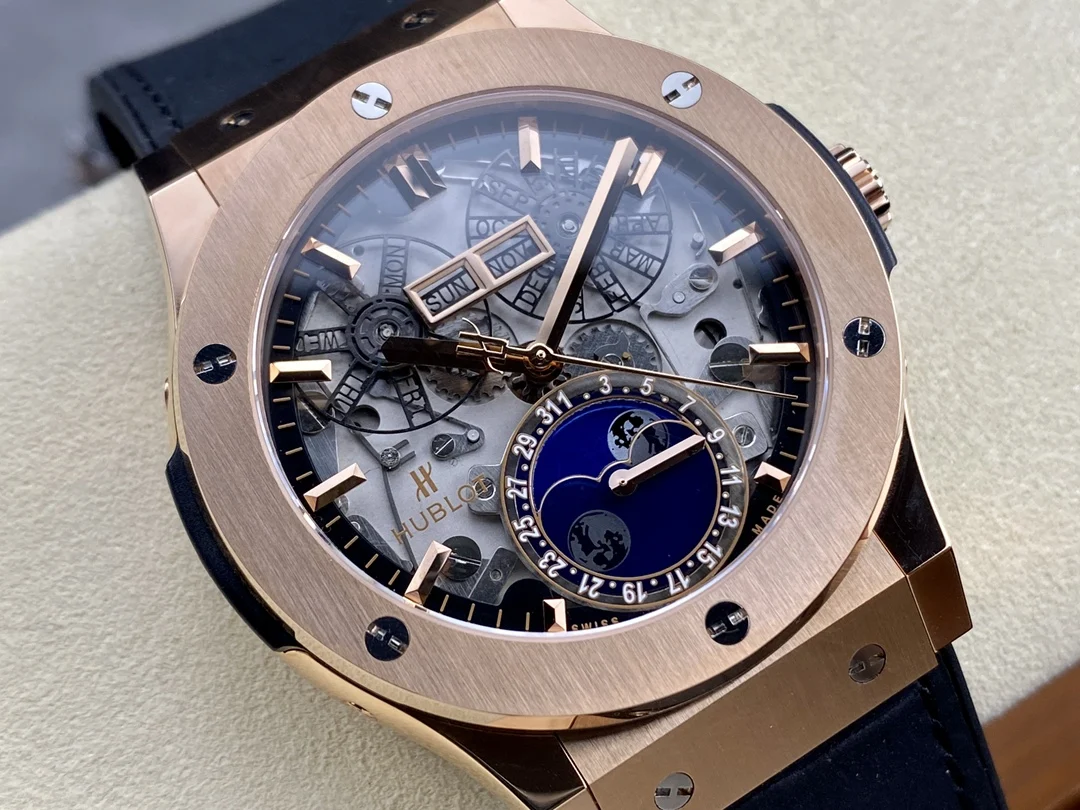 Hublot Big Bang Moon Phase — photographed off the sweep