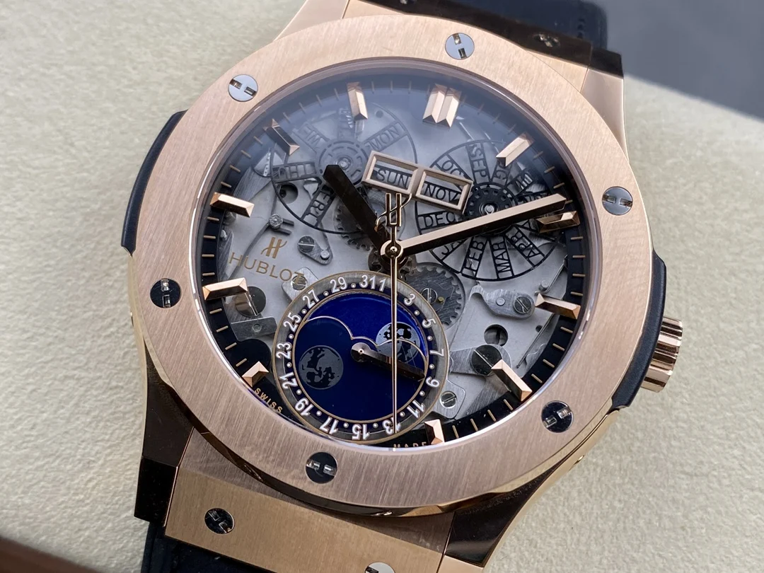 Hublot Big Bang Moon Phase — photographed off the sweep